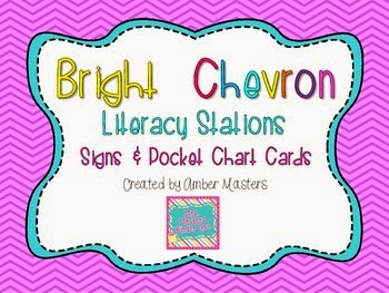 http://www.teacherspayteachers.com/Product/Bright-Chevron-Literacy-Stations-Signs-Cards-1289448
