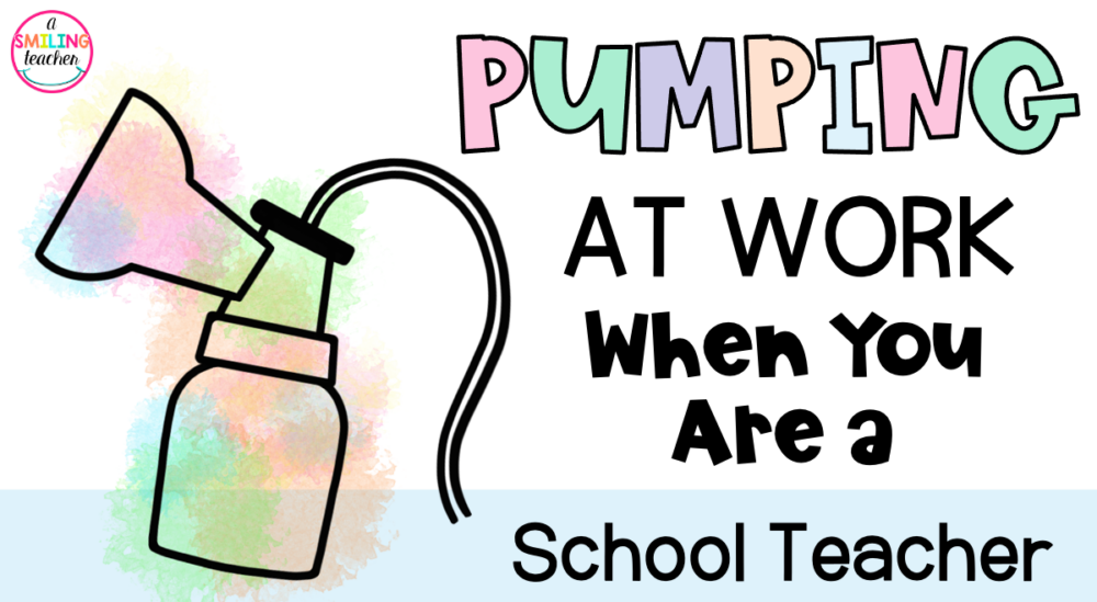 Image that says pumping at work when you are a school teacher